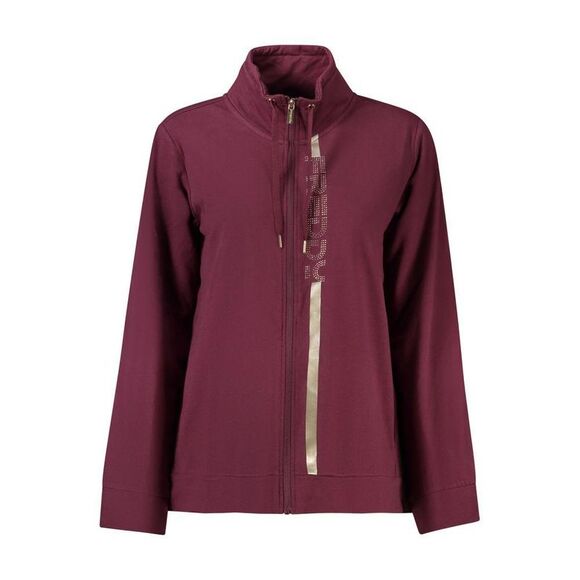 Freddy ZipUp Jacket Logo Detail Women Purple Sweaters